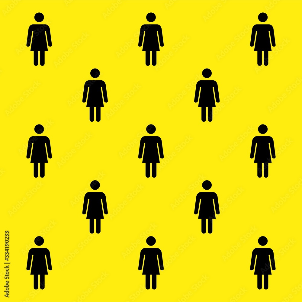 Social Distancing sign icon vector.Keep Your Distance. Social Distancing sign icon vector.Keep Your Distance.