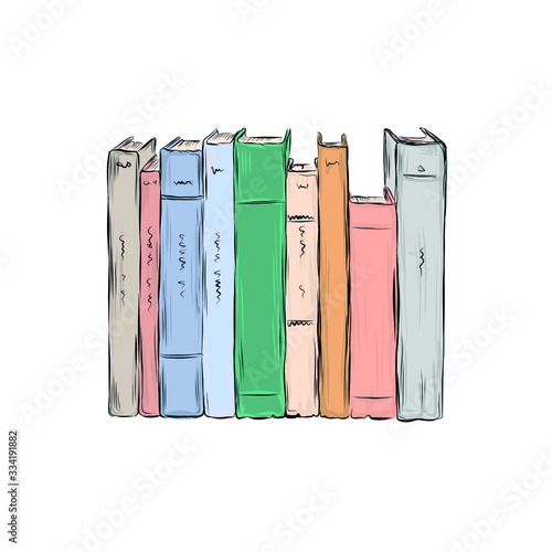 Book. Flat design style. Education and literature