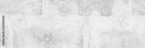 Cement wall floor High Resolution White and gray Panorama full frame Abstract texture background. © prasong.
