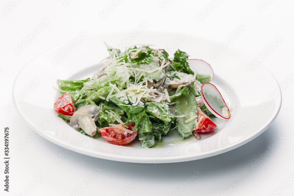 healthy food on a white background healthy food on a white background
