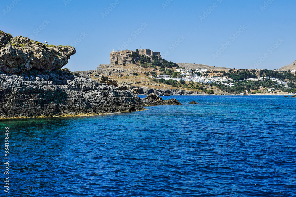 Located on the east coast of the island of Rhodes, the small town of Lindos is a natural and historical pearl of the Mediterranean.    
