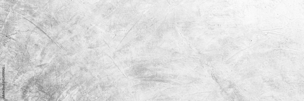 Naklejka premium Cement wall floor High Resolution White and gray Panorama full frame Abstract texture background.