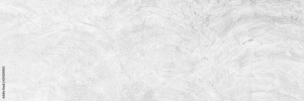 Naklejka premium Cement wall floor High Resolution White and gray Panorama full frame Abstract texture background.