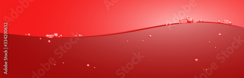 Blood splash on red background, Nature header or web banner concept, vector illustration.