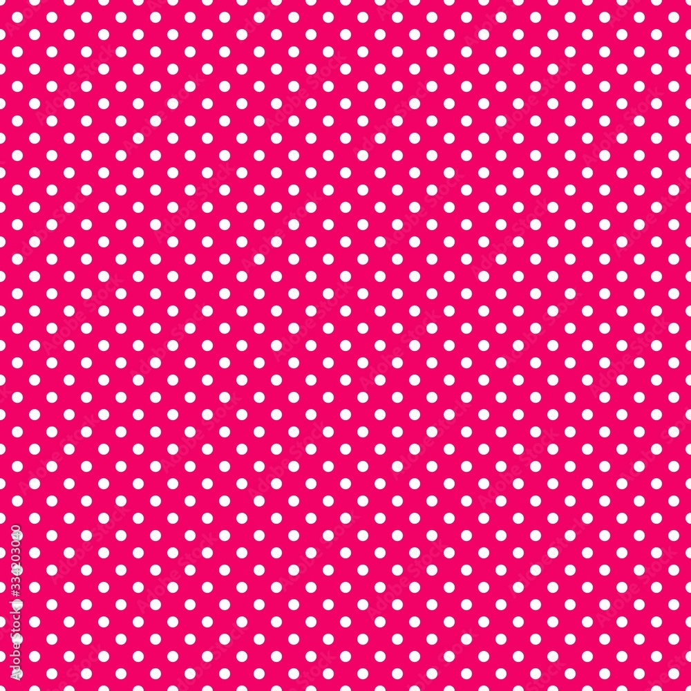 Pink and white polka dot seamless pattern Pink and white polka dot seamless pattern