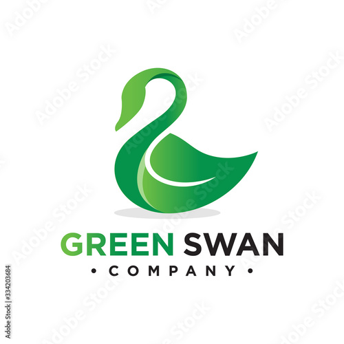 goose leaf logo design
