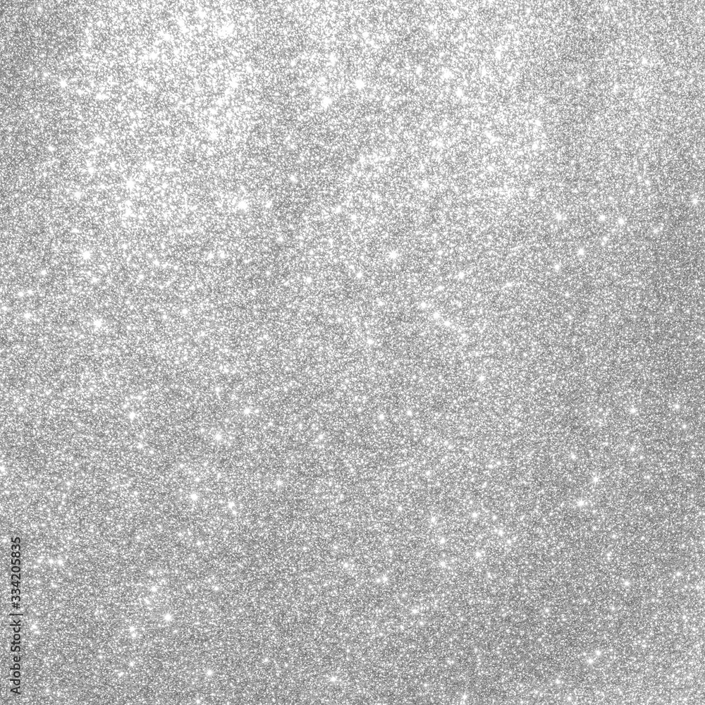Silver glitter background texture white sparkling shiny wrapping paper for Christmas holiday seasonal wallpaper decoration, greeting and wedding invitation card design element Silver glitter background texture white sparkling shiny wrapping paper for Christmas holiday seasonal wallpaper decoration, greeting and wedding invitation card design element