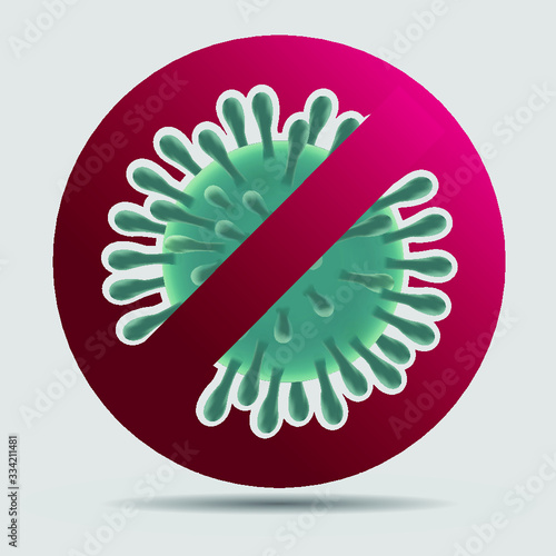Illustrations concept of Coronavirus and Virus background.COVID-19 Corona virus outbreaking and Pandemic medical health risk concept.