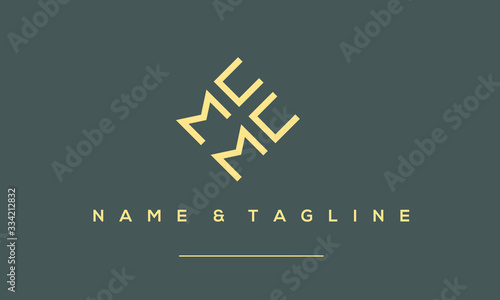 alphabet letter icon logo MC