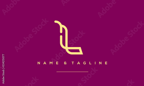 alphabet letter icon logo L