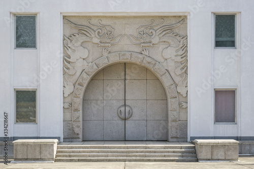 Entrance to the Ryongmun Caves, North Korea