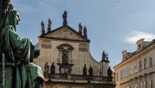 cathedral in Prague. Czech Republic. Kostel Nejsvětějšího Salvátora. Church of St. Salvator