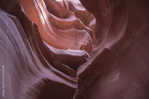 Navajo sandstone in Antelope Canyon Arizona