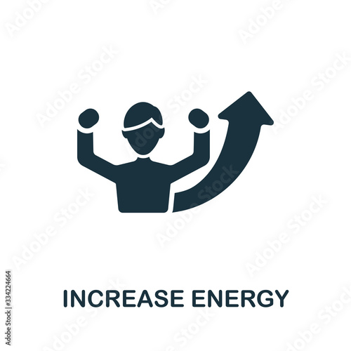 Increase Energy icon. Simple illustration from healthy lifestyle collection. Creative Increase Energy icon for web design, templates