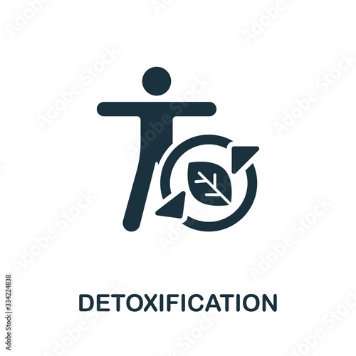 Detoxification icon. Simple illustration from healthy lifestyle collection. Creative Detoxification icon for web design, templates, infographics