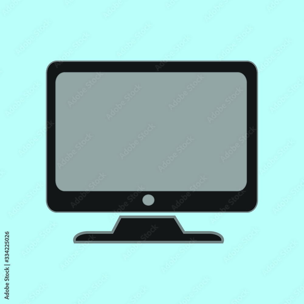 lcd tv monitor isolated on white lcd tv monitor isolated on white