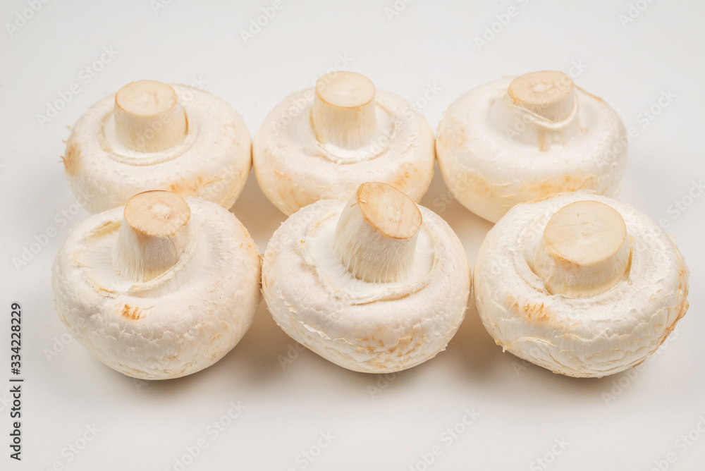 Champignon mushroom isolated on white background. Champignon mushroom isolated on white background.