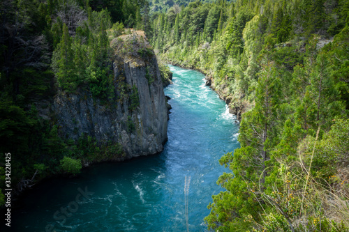 futaleufú, ubicado en la región de los lagos, patagonia, Chile.