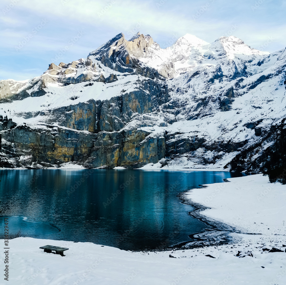 lake in mountains