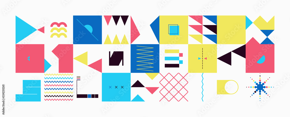 Obraz premium Technology Abstract Vector Pattern Design