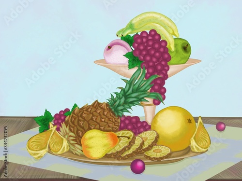 Wallpaper Mural easter eggs and flowers Torontodigital.ca