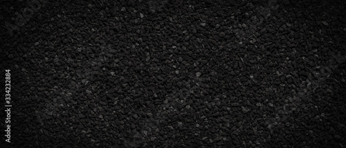 Black background made of small gravel - gravel path texture - aquarium background texture