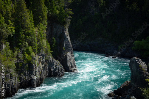 futaleufú, ubicado en la región de los lagos, patagonia, Chile.