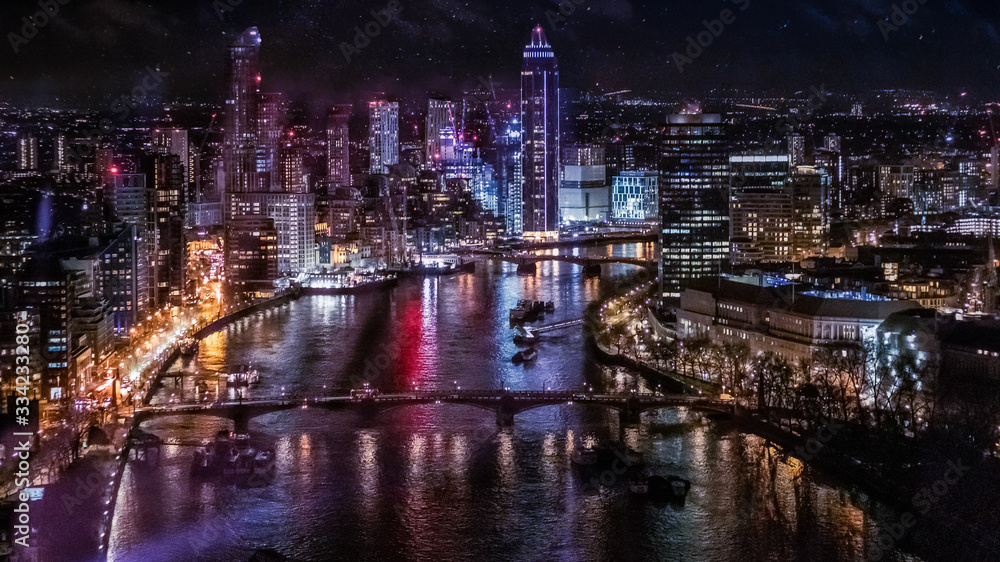 Fototapeta premium city at night