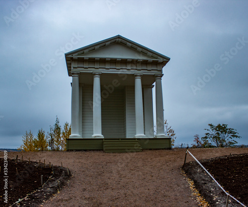 colonnade in the park
