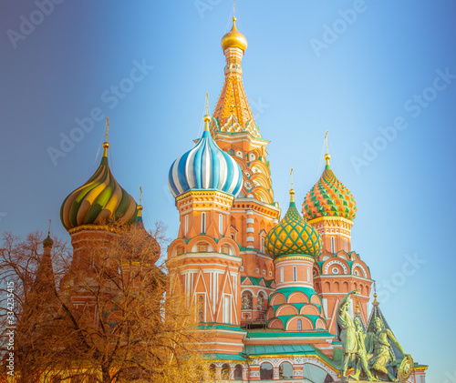 Saint basil's cathedral in Moscow