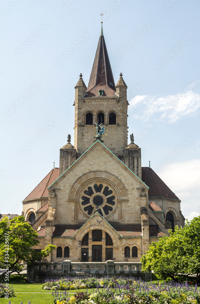 Basel, SWITZERLAND: St. Paul's Church in Basel, Switzerland
