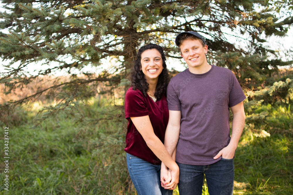 Couple in Fall Couple in Fall