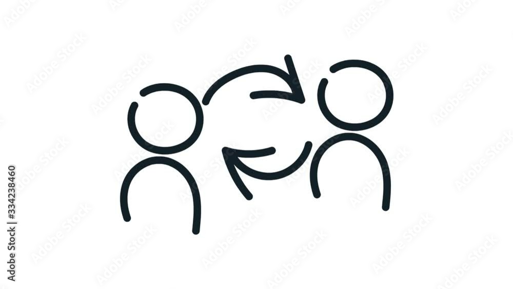people communication concept line art doodle draw process whiteboard symbol sign concept set people communication concept line art doodle draw process whiteboard symbol sign concept set