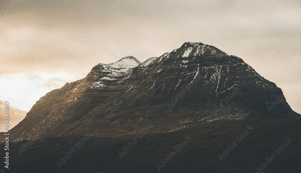 Torridon Mountains in the Scottish Highlands 