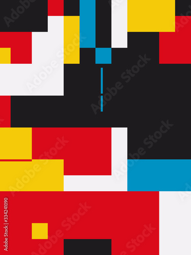 Free Download Bauhaus Abstract Vector Composition Design - GFXLoad