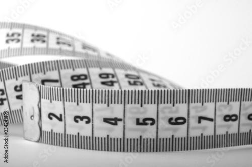 Measuring tape. Isolated on a white background