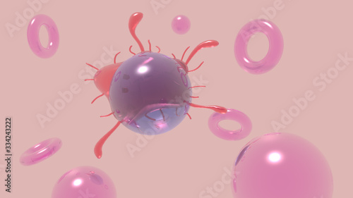 Virus attacca le cellule