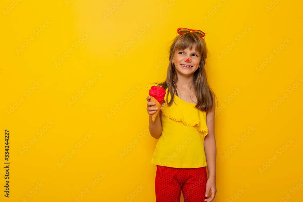 Child having fun on summer holidays Child having fun on summer holidays