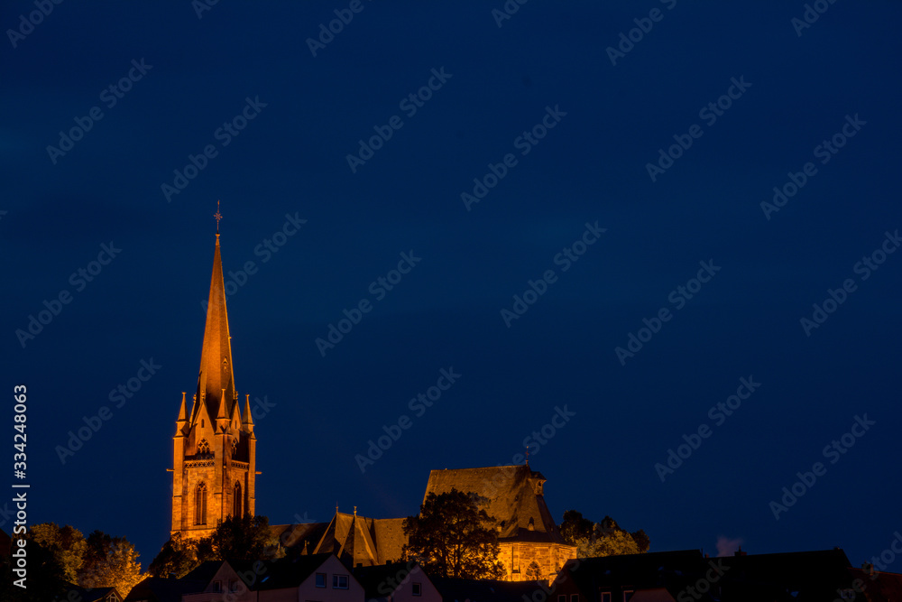 Obraz premium Kirche in der Nacht