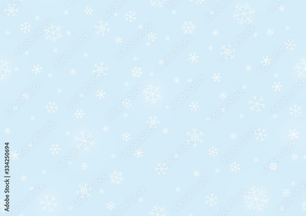 Seamless christmas texture - snowflakes