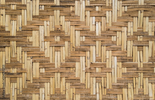 Woven texture of rattan with natural patterns