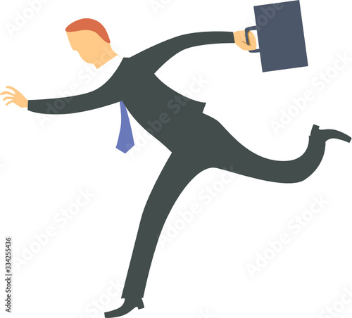 Leaping Businessman