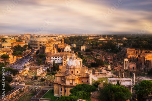 A beautiful view of Rome