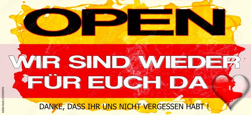 Obraz premium re-opening