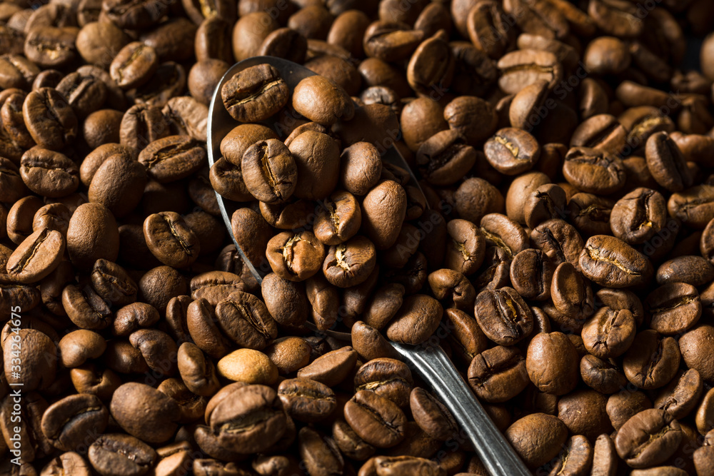 Dry Organic Espresso Coffee Beans