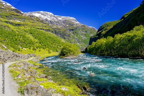 Flam valley with Flamselvi river