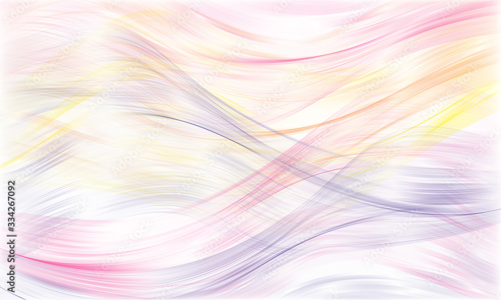 Abstract background - translucent blurry colored lines on a white background, light veil Abstract background - translucent blurry colored lines on a white background, light veil