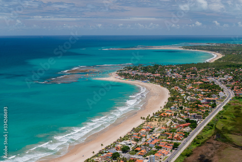 Fototapeta Naklejka Na Ścianę i Meble -  Porto de Galinhas Beach, Ipojuca, near Recife, Pernambuco, Brazil on March 1, 2014.