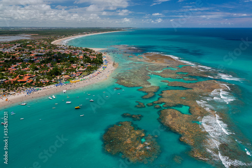 Porto de Galinhas Beach, Ipojuca, near Recife, Pernambuco, Brazil on March 1, 2014. photo