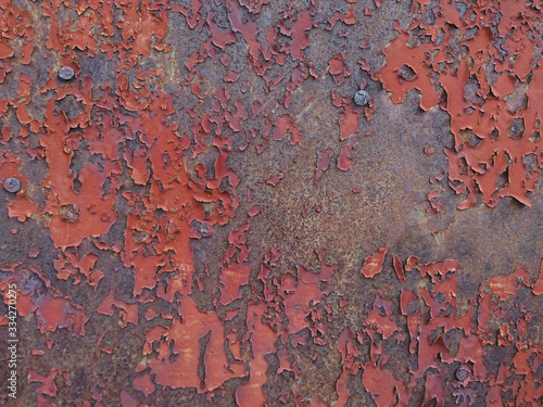 rust texture with brown paint residue